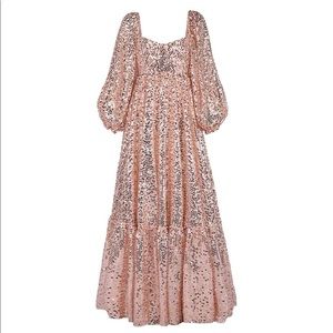 The Rose Gold Sequin Selkie Princess Gown